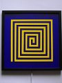 q. spiral 40 cm      Blech auf Plexi (6)